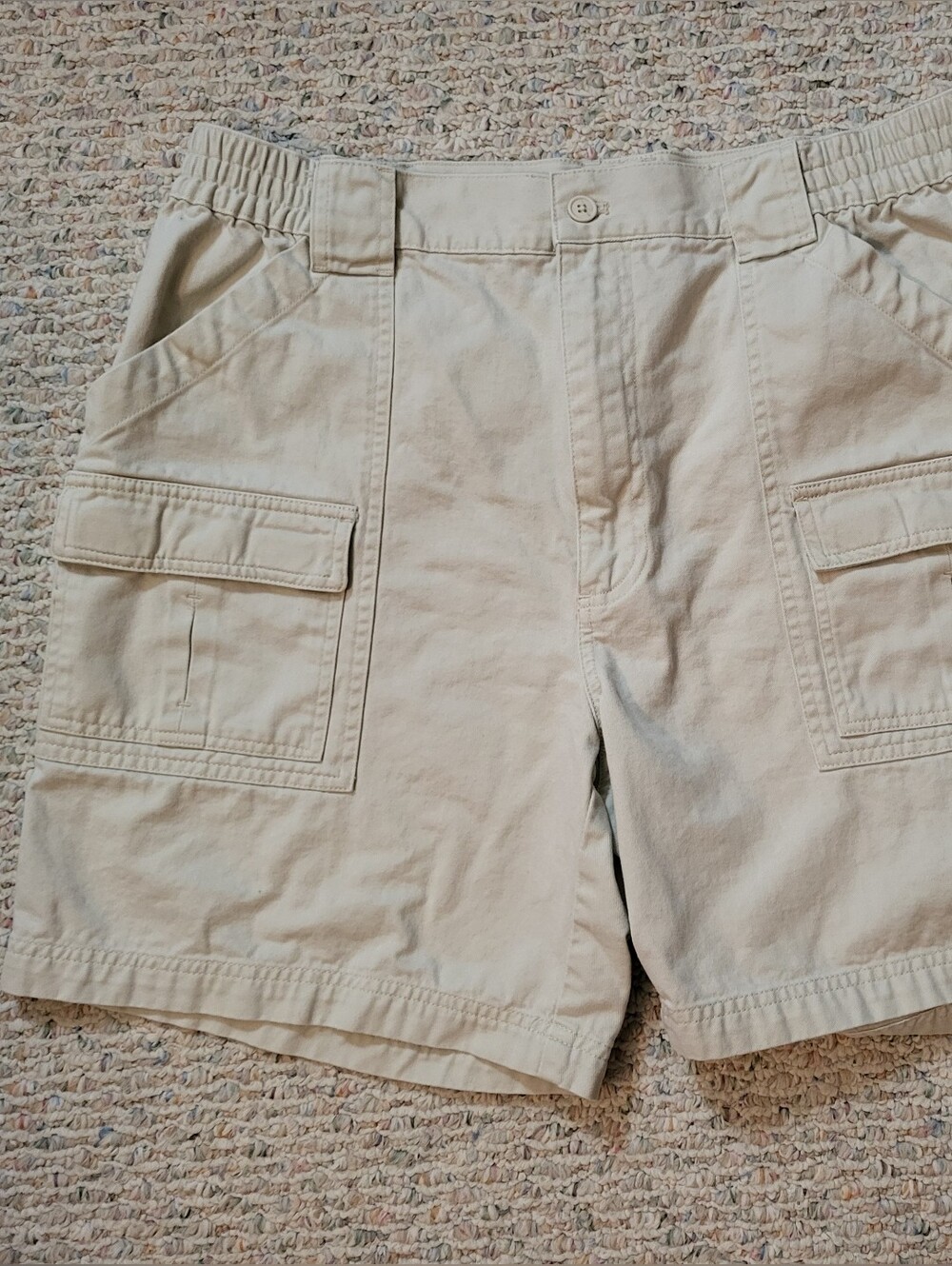 Bass Men's Cargo Shorts in Light Tan, 36"
